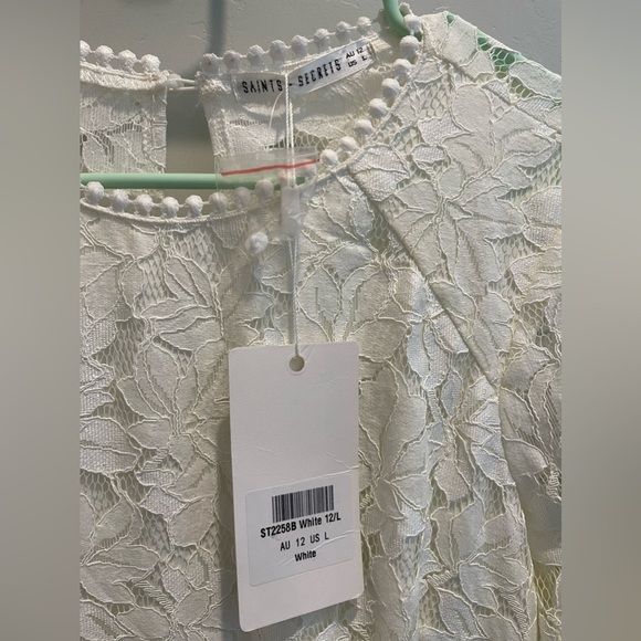 Lulus White Lace Dress - Picture 4 of 5